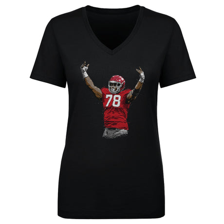 Nazir Stackhouse Women's V-Neck T-Shirt | 500 LEVEL