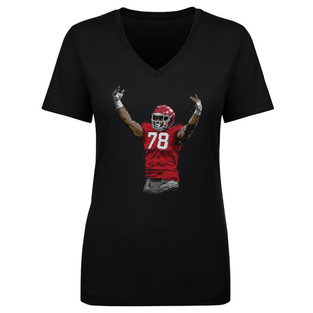 Nazir Stackhouse Women's V-Neck T-Shirt | 500 LEVEL