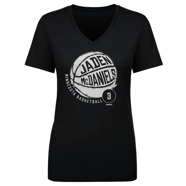Jaden McDaniels Women's V-Neck T-Shirt | 500 LEVEL