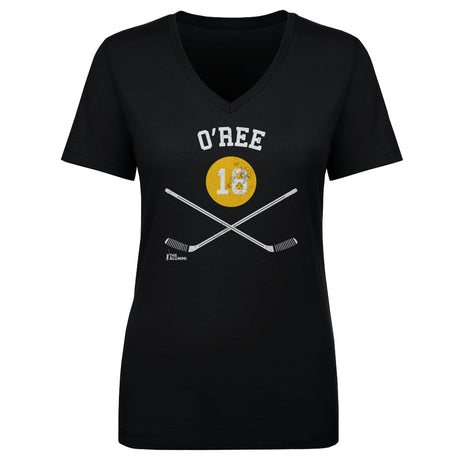 Willie O'Ree Women's V-Neck T-Shirt | 500 LEVEL