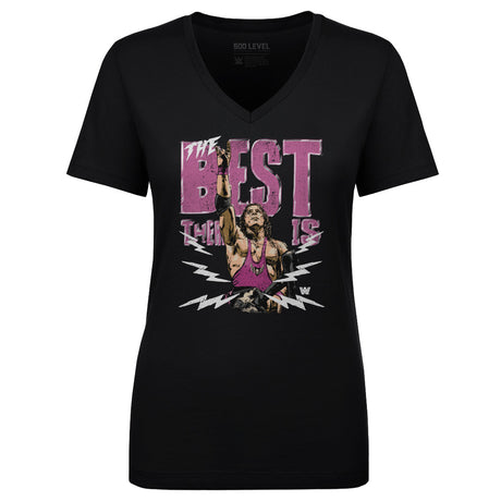 Bret Hart Women's V-Neck T-Shirt | 500 LEVEL