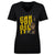 Booker T Women's V-Neck T-Shirt | 500 LEVEL