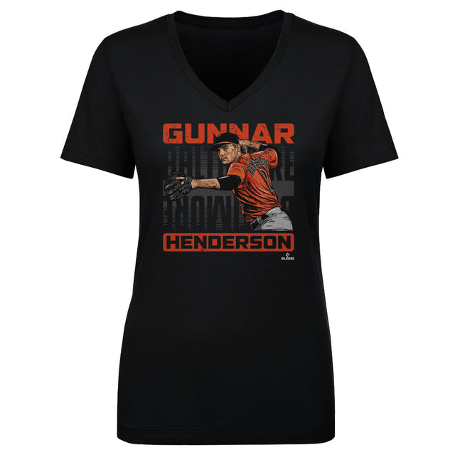 Gunnar Henderson Women's V-Neck T-Shirt | 500 LEVEL