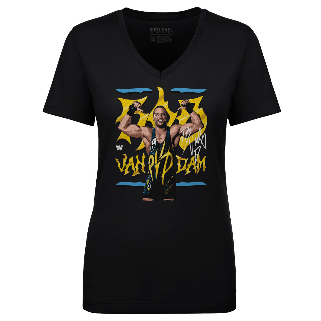 Rob Van Dam Women&#39;s V-Neck T-Shirt | 500 LEVEL