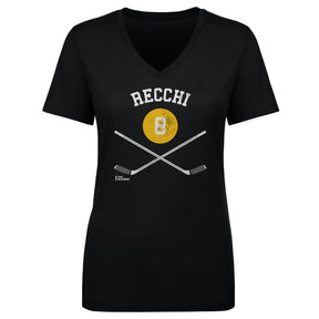 Mark Recchi Women's V-Neck T-Shirt | 500 LEVEL