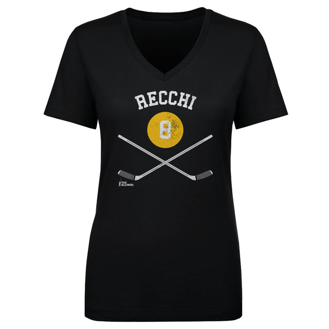 Mark Recchi Women's V-Neck T-Shirt | 500 LEVEL