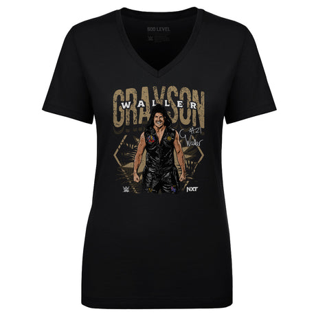 Grayson Waller Women's V-Neck T-Shirt | 500 LEVEL