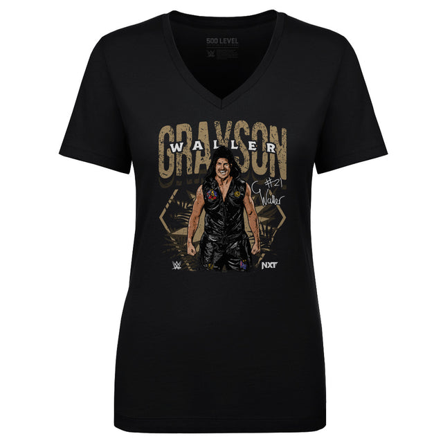 Grayson Waller Women's V-Neck T-Shirt | 500 LEVEL