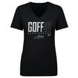 Jared Goff Women's V-Neck T-Shirt | 500 LEVEL