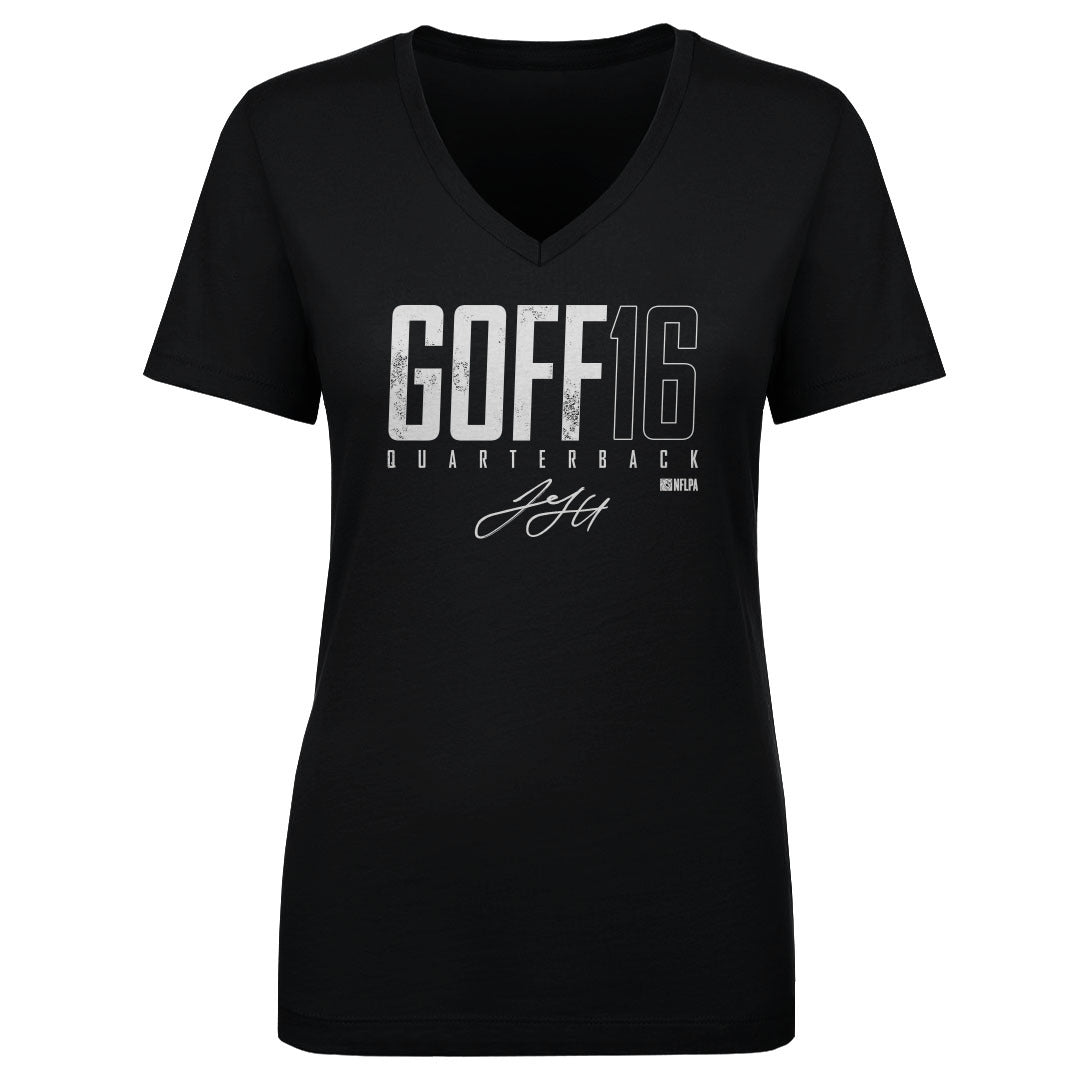 Jared Goff Women's V-Neck T-Shirt | 500 LEVEL