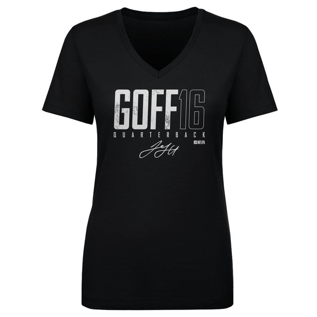 Jared Goff Women's V-Neck T-Shirt | 500 LEVEL