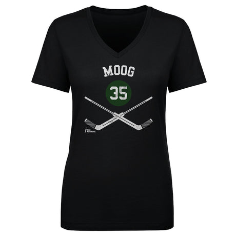 Andy Moog Women's V-Neck T-Shirt | 500 LEVEL