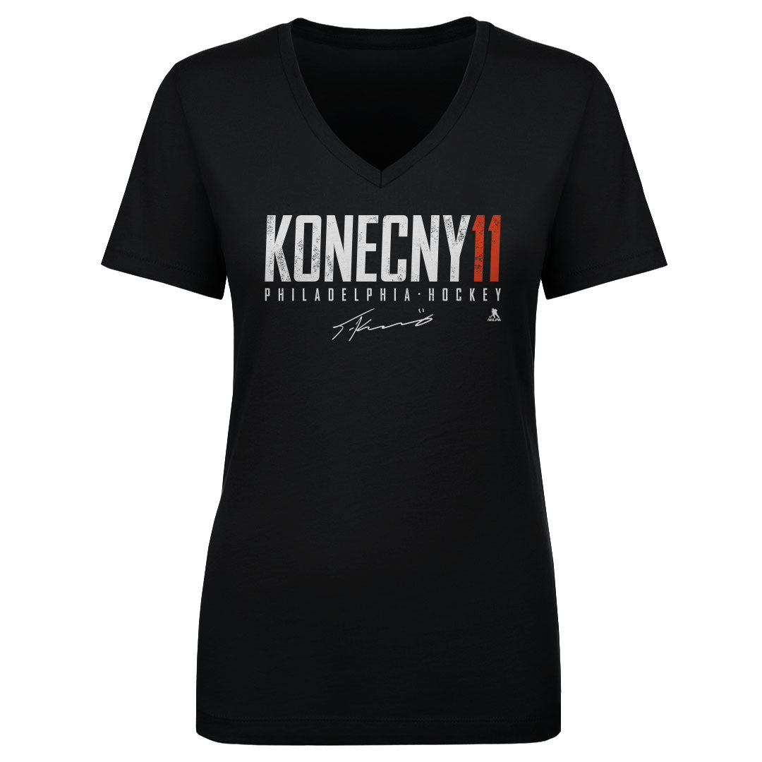 Travis Konecny Women's V-Neck T-Shirt | 500 LEVEL