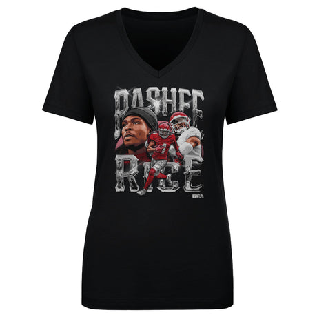 Rashee Rice Women's V-Neck T-Shirt | 500 LEVEL