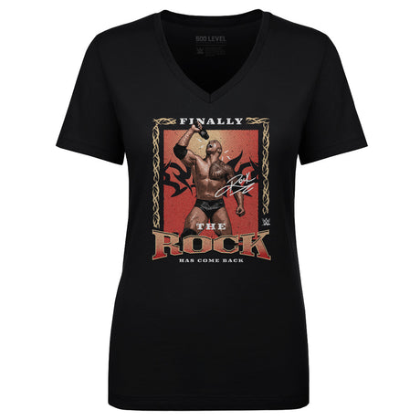 The Rock Women's V-Neck T-Shirt | 500 LEVEL