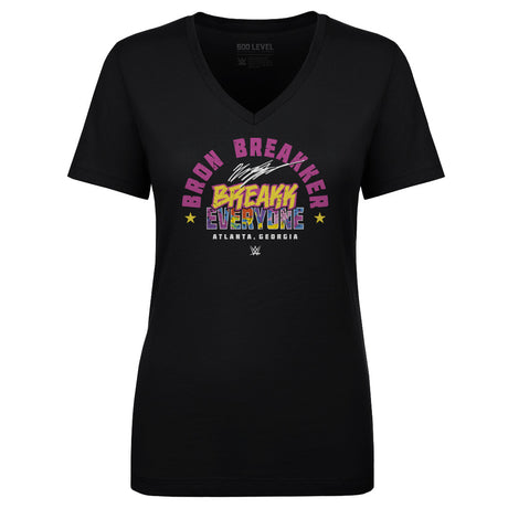 Bron Breakker Women's V-Neck T-Shirt | 500 LEVEL