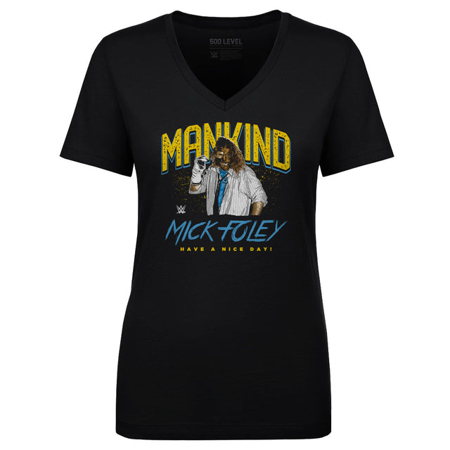 Mankind Women's V-Neck T-Shirt | 500 LEVEL