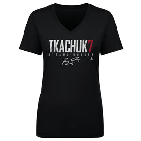 Brady Tkachuk Women's V-Neck T-Shirt | 500 LEVEL