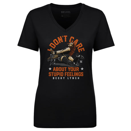 Becky Lynch Women's V-Neck T-Shirt | 500 LEVEL