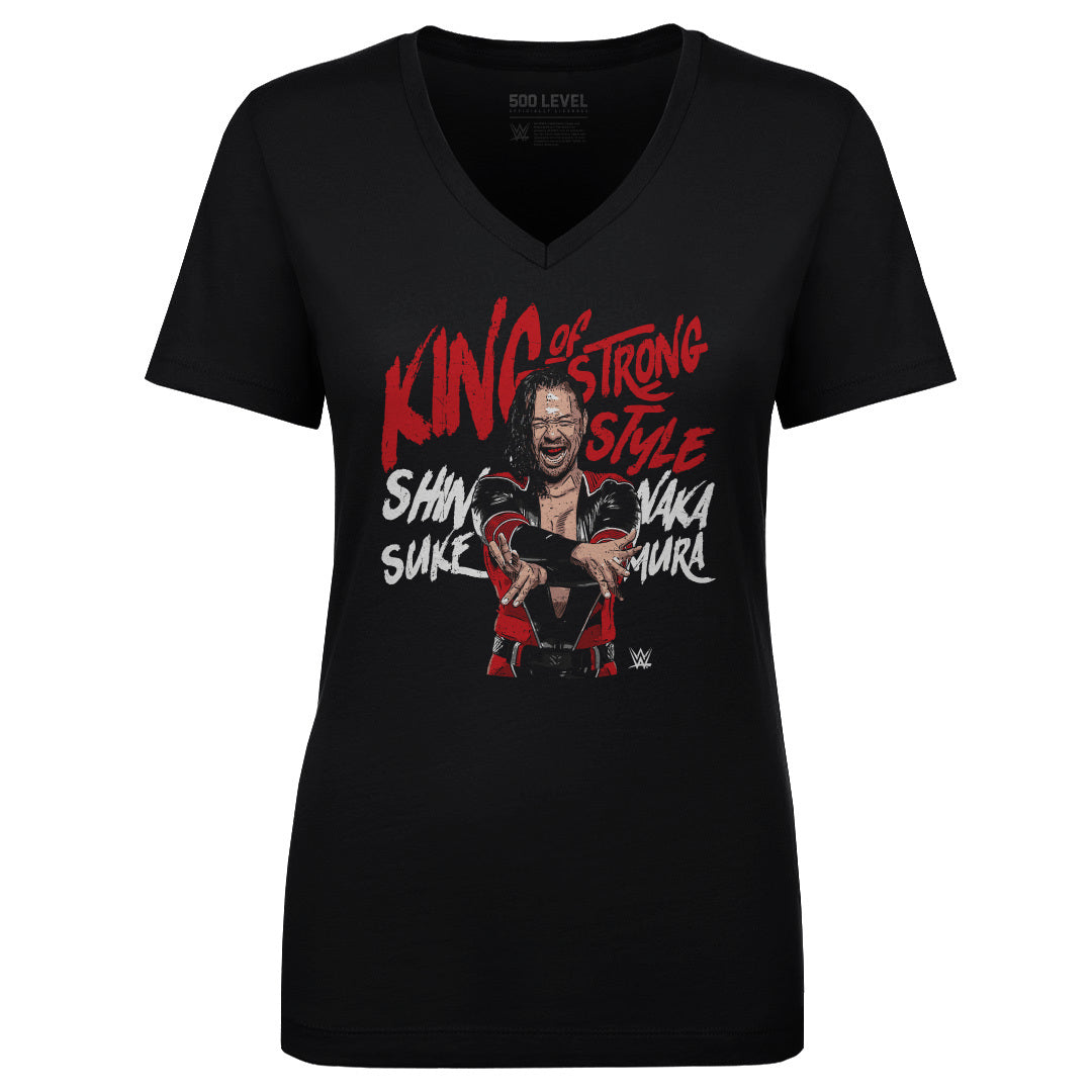 Shinsuke Nakamura Women's V-Neck T-Shirt | 500 LEVEL