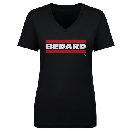 Connor Bedard Women's V-Neck T-Shirt | 500 LEVEL
