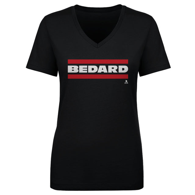 Connor Bedard Women's V-Neck T-Shirt | 500 LEVEL