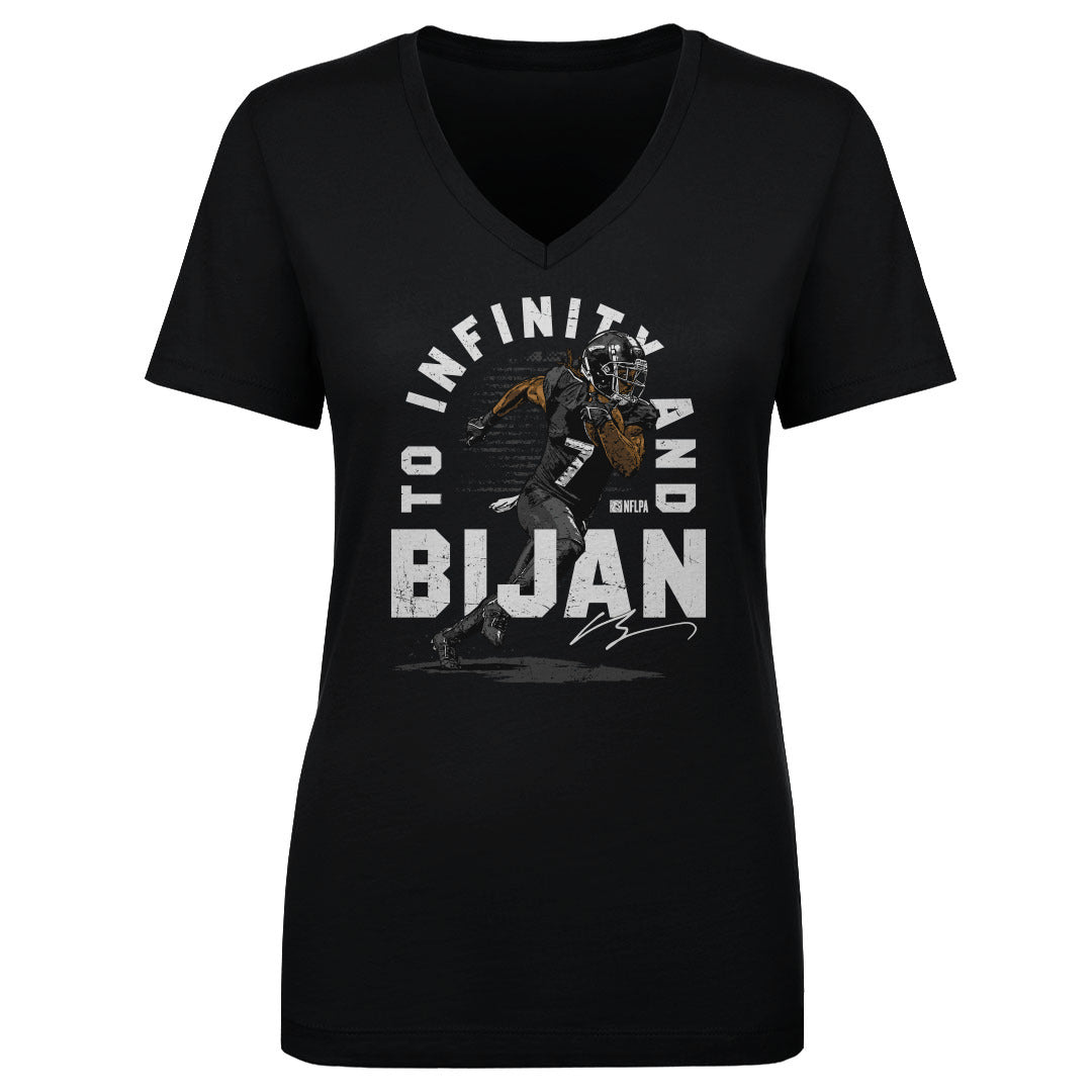 Bijan Robinson Women's V-Neck T-Shirt | 500 LEVEL