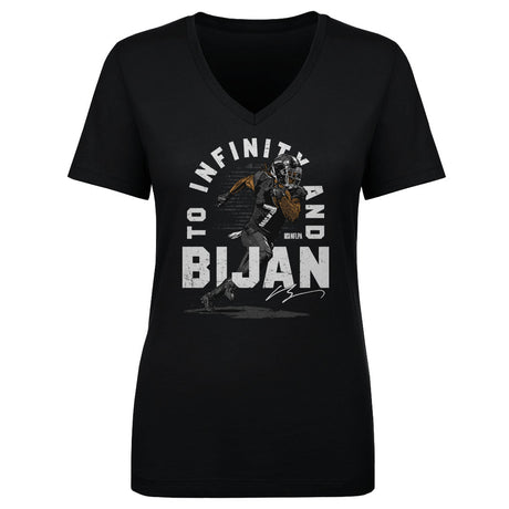 Bijan Robinson Women's V-Neck T-Shirt | 500 LEVEL