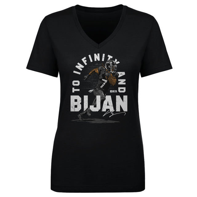 Bijan Robinson Women's V-Neck T-Shirt | 500 LEVEL