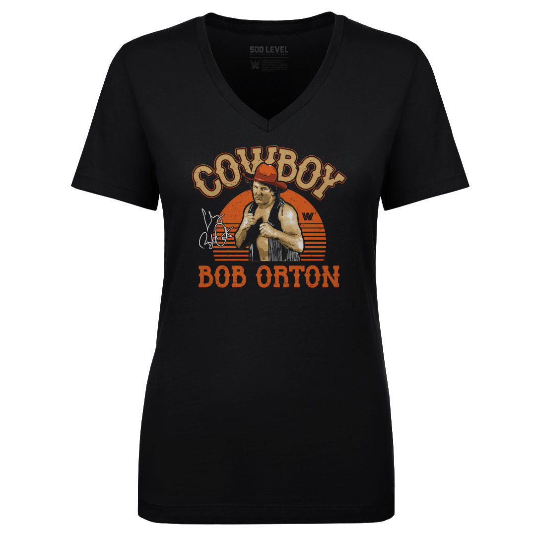 Cowboy Bob Orton Women&#39;s V-Neck T-Shirt | 500 LEVEL