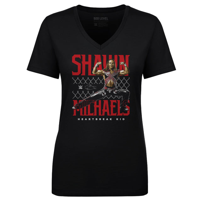 Shawn Michaels Women's V-Neck T-Shirt | 500 LEVEL