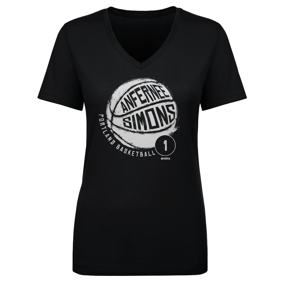 Anfernee Simons Women&#39;s V-Neck T-Shirt | 500 LEVEL