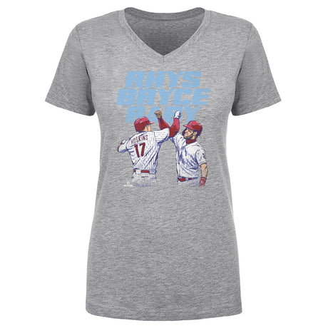 Bryce Harper Women's V-Neck T-Shirt | 500 LEVEL