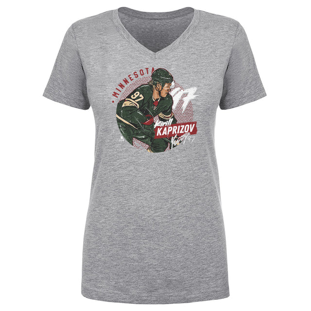 Kirill Kaprizov Women's V-Neck T-Shirt | 500 LEVEL