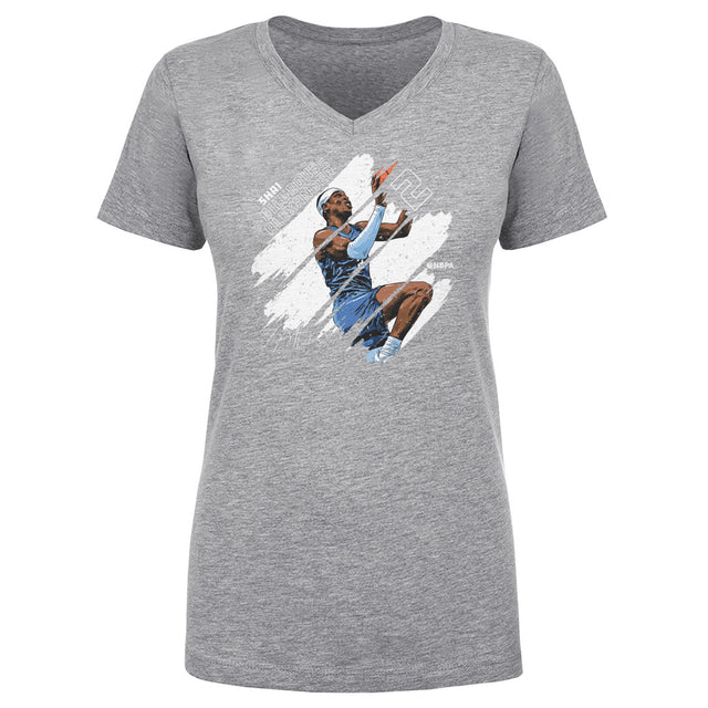 Shai Gilgeous-Alexander Women's V-Neck T-Shirt | 500 LEVEL