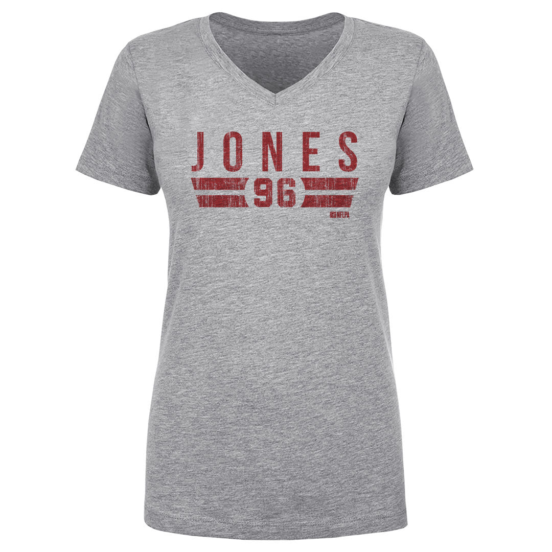 Naquan Jones Women&#39;s V-Neck T-Shirt | 500 LEVEL