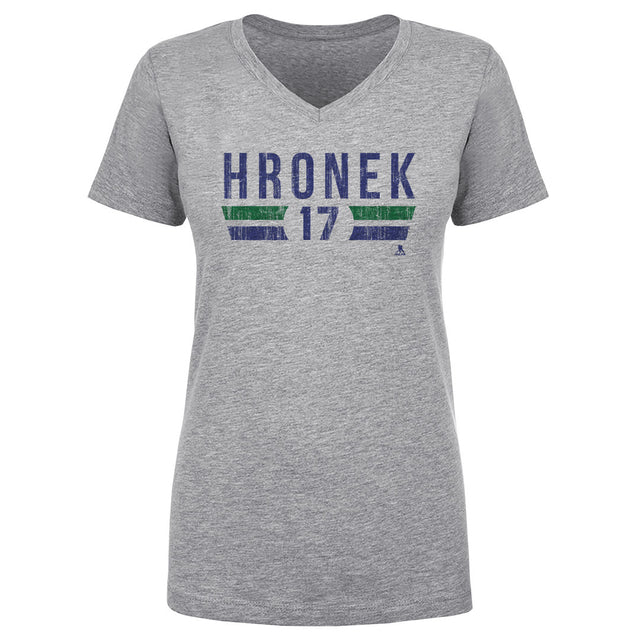 Filip Hronek Women's V-Neck T-Shirt | 500 LEVEL