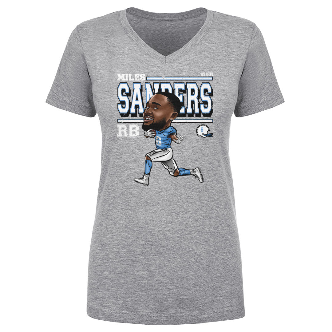 Miles Sanders Women&#39;s V-Neck T-Shirt | 500 LEVEL
