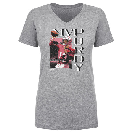 Brock Purdy Women's V-Neck T-Shirt | 500 LEVEL