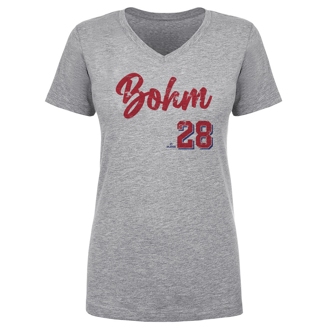 Alec Bohm Women's V-Neck T-Shirt | 500 LEVEL