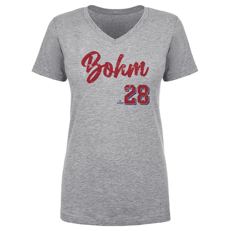 Alec Bohm Women's V-Neck T-Shirt | 500 LEVEL