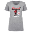 Denis Savard Women's V-Neck T-Shirt | 500 LEVEL