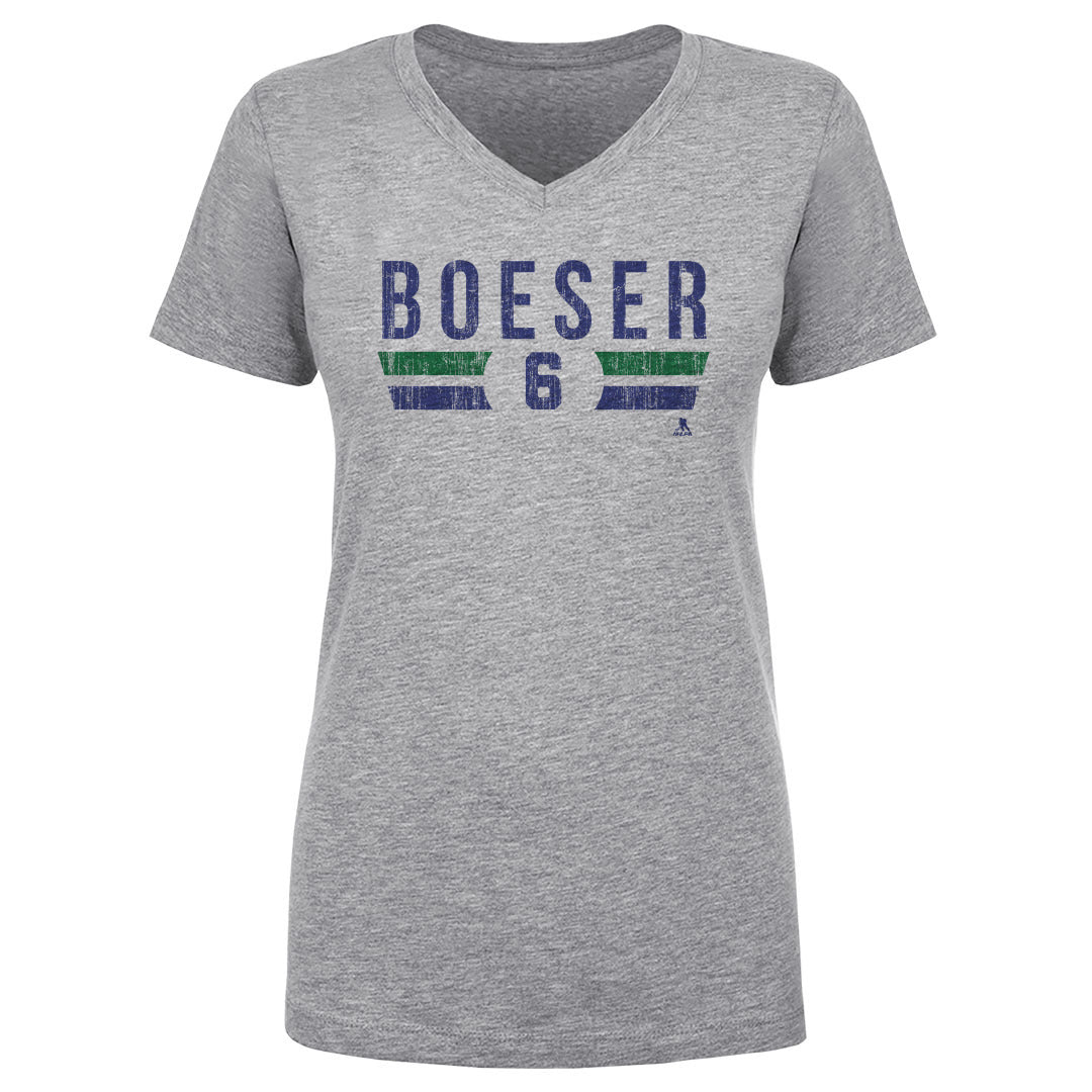 Brock Boeser Women's V-Neck T-Shirt | 500 LEVEL
