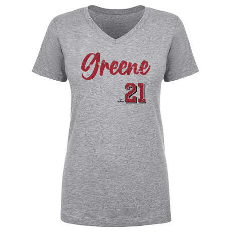Hunter Greene Women's V-Neck T-Shirt | 500 LEVEL