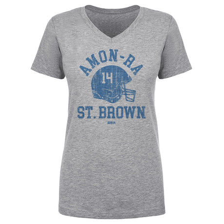 Amon-Ra St. Brown Women's V-Neck T-Shirt | 500 LEVEL