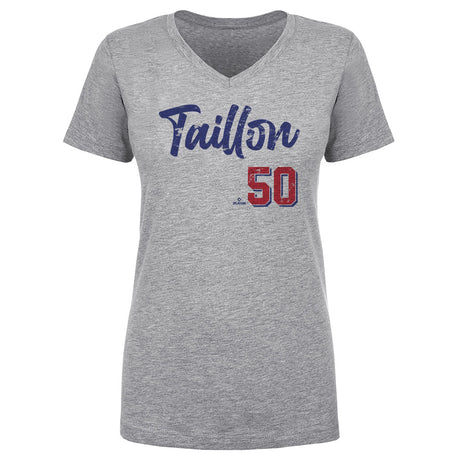 Jameson Taillon Women's V-Neck T-Shirt | 500 LEVEL