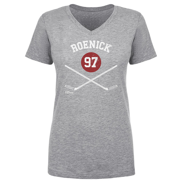 Jeremy Roenick Women's V-Neck T-Shirt | 500 LEVEL
