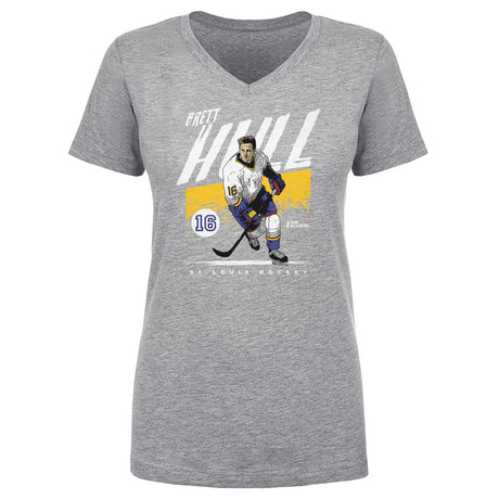 Brett Hull Women's V-Neck T-Shirt | 500 LEVEL