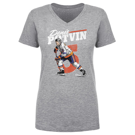 Denis Potvin Women's V-Neck T-Shirt | 500 LEVEL