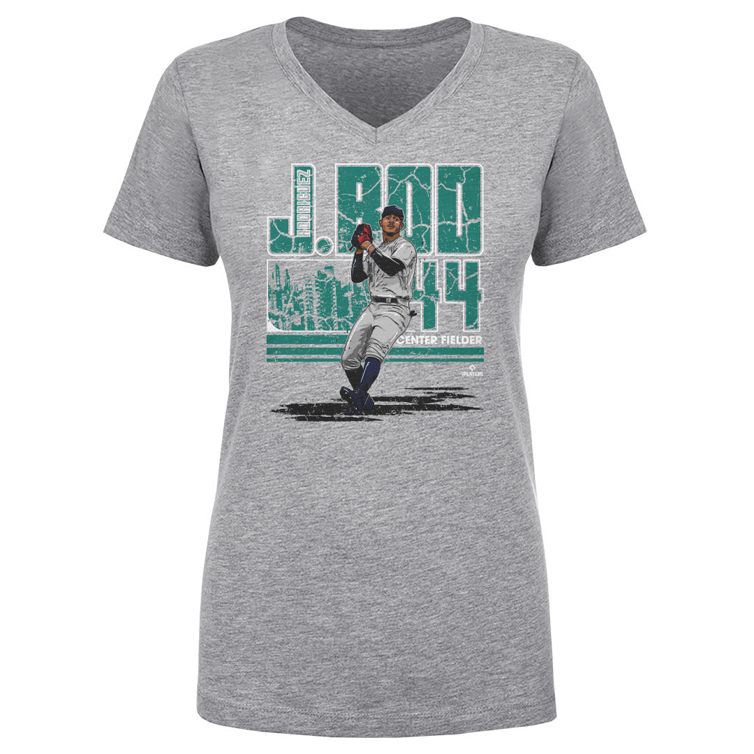 Julio Rodriguez Women's V-Neck T-Shirt | 500 LEVEL
